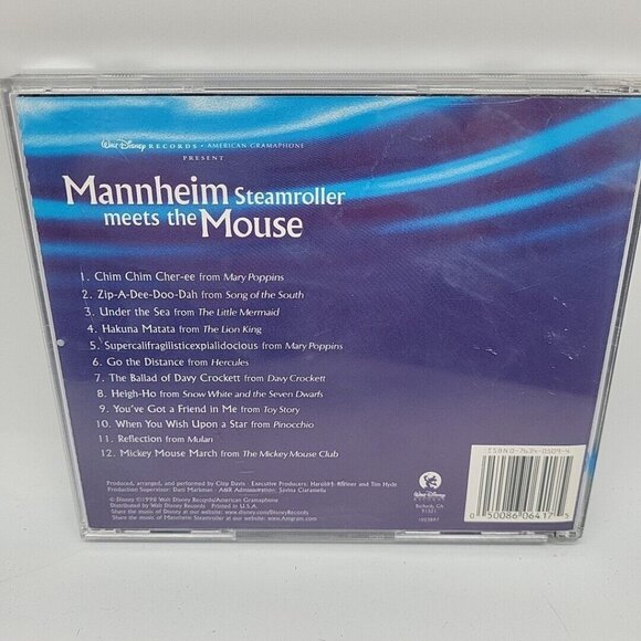 Mannheim Steamroller Meets The Mouse Mickey Unique Creations on Disney CD - Picture 2 of 4